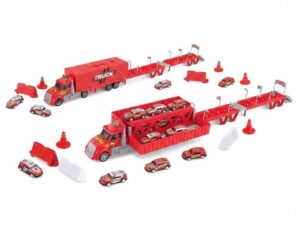 Kamion Transporter sa Vatrogasnim Vozilima - Set (3+)