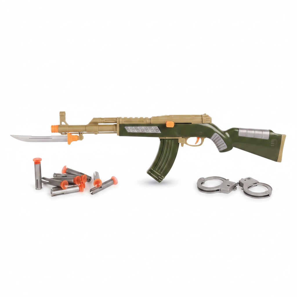 Blaster sa Mekim Strelicama - Set Dečije Oružje Gađanje (5+)