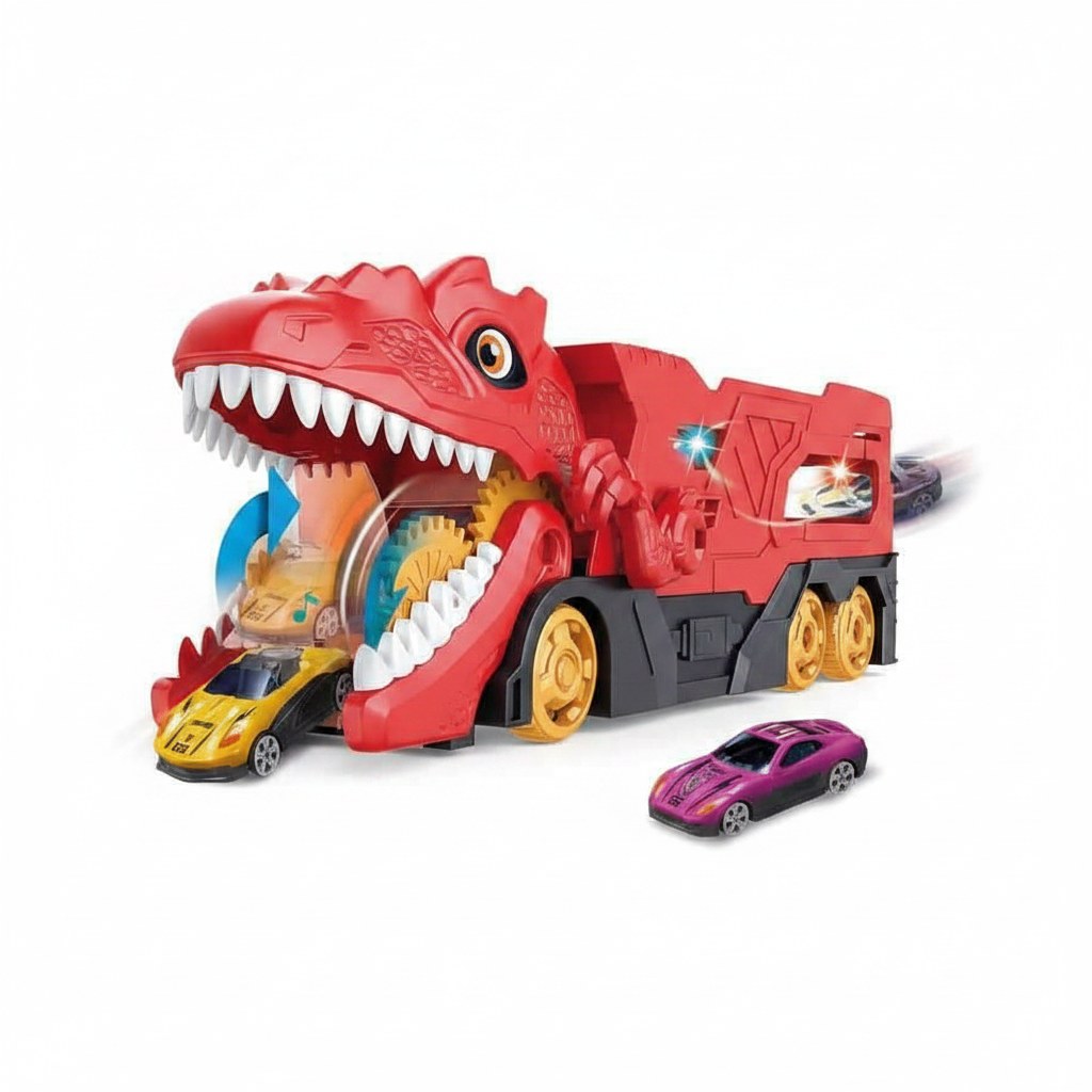 Kamion Transporter sa Dinosaurusom i Autićima (3+)