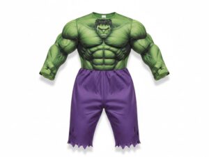 Kostim Zelenog Superheroja za Decu - Maska i Napumpani Mišići (3+)