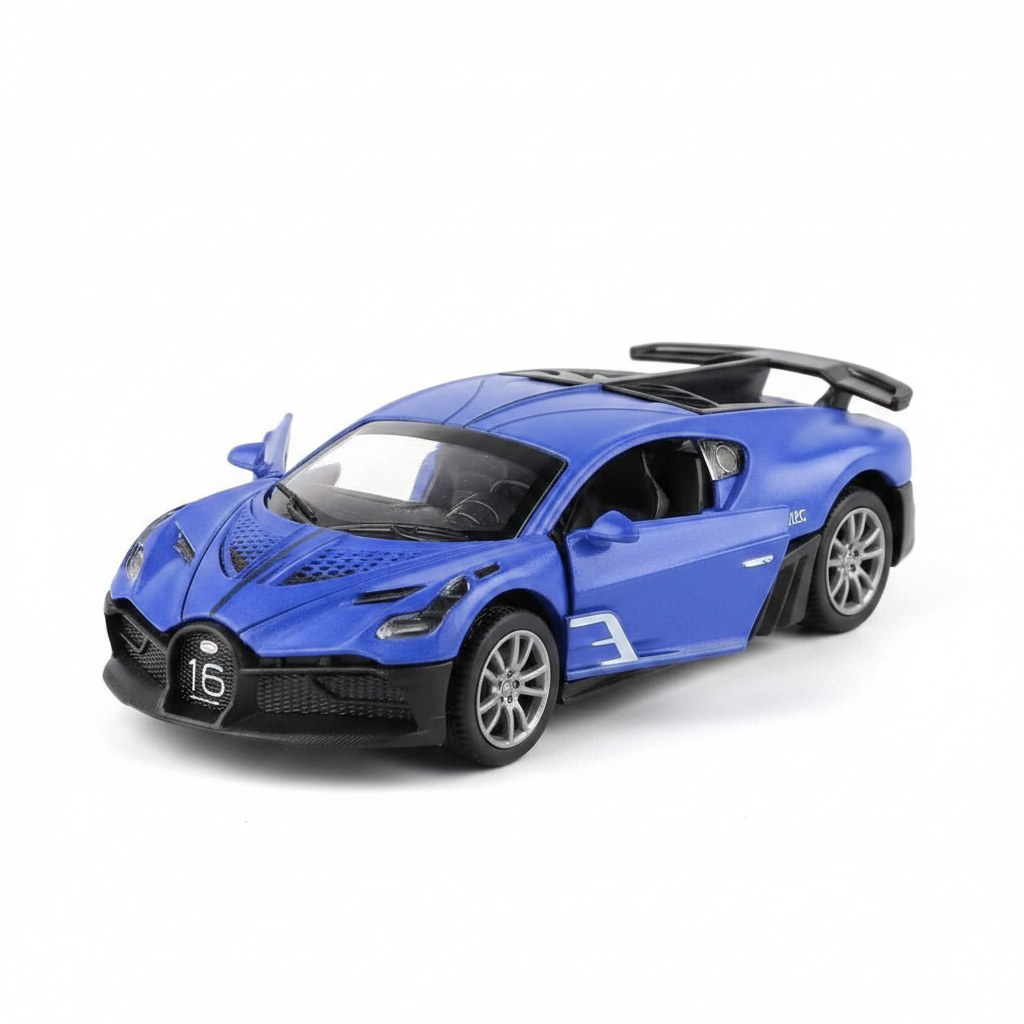 Metalni Sportski Auto na Povlačenje 1:32 - Trkački Autić (3+)
