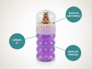Kristalni Slajm Kapibara sa Perlama - Senzorna Igra za Decu (3+) - slika 3