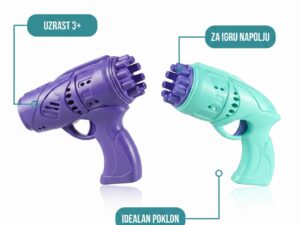 Elektronski Pistolj za Mehurice - Svemir (10 Otvora, Svetlo, 3+) - slika 3
