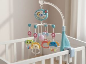 Muzicka Vrteska za Krevetac sa Zvezdicama za Bebe (0m+) - slika 2
