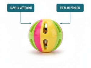 Zvecka za Bebe - Nezna Prva Igracka za Najmladje (0m+) - slika 3