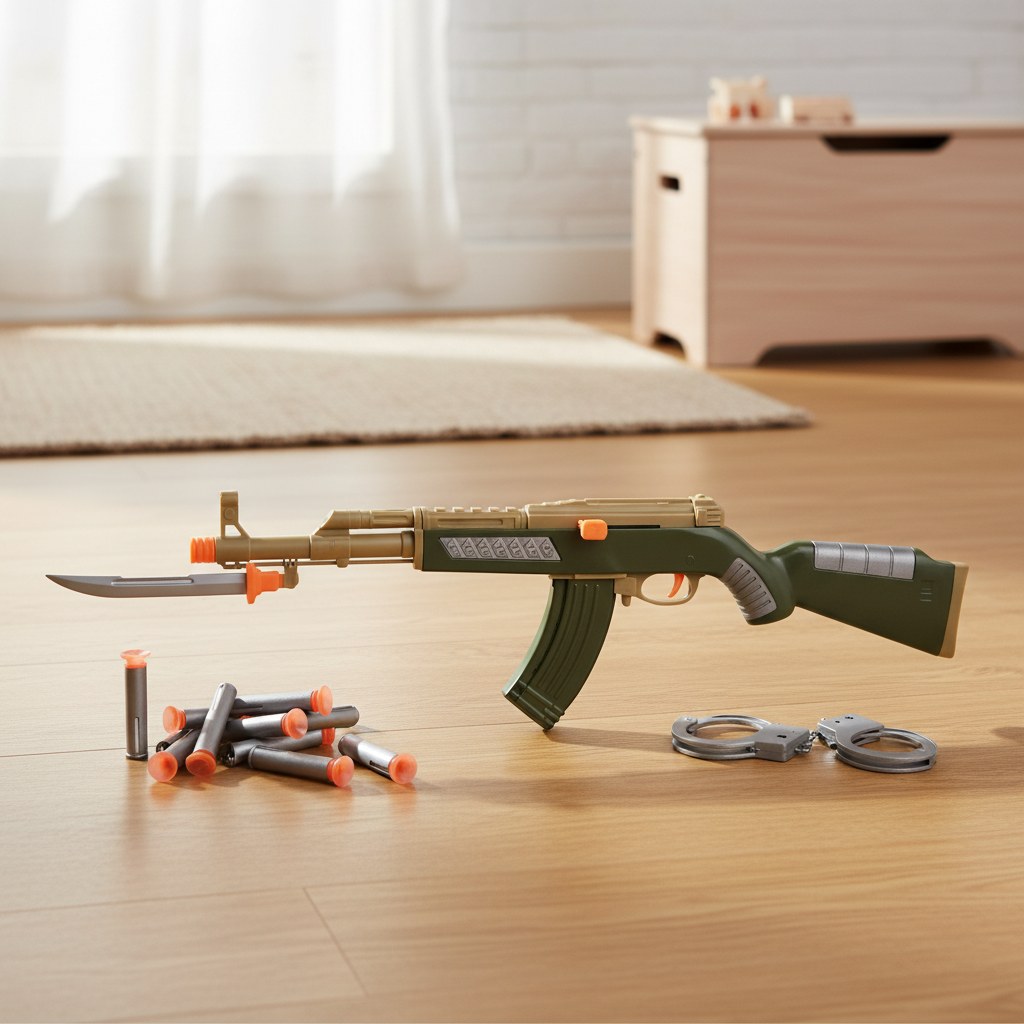 Blaster sa Mekim Strelicama - Set Dečije Oružje Gađanje (5+) - slika 2