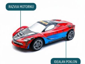 Trkački Auto na Daljinski Upravljač 1:16, 5 Kanala (6+) - slika 3