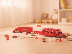 Kamion Transporter sa Vatrogasnim Vozilima - Set (3+) - slika 2