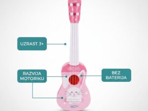 Dečja Ukulele Gitara sa 4 Žice za Male Muzičare (3+) - slika 3