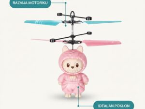 Leteći Helikopter na Senzor Pokreta - Svetleći, Indukcioni (6+) - slika 3
