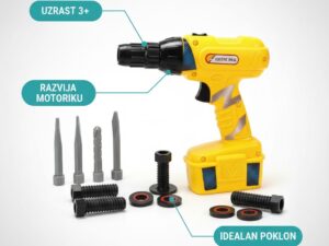 Majstorski Set Alata sa Električnom Bušilicom i Dodacima (3+) - slika 3